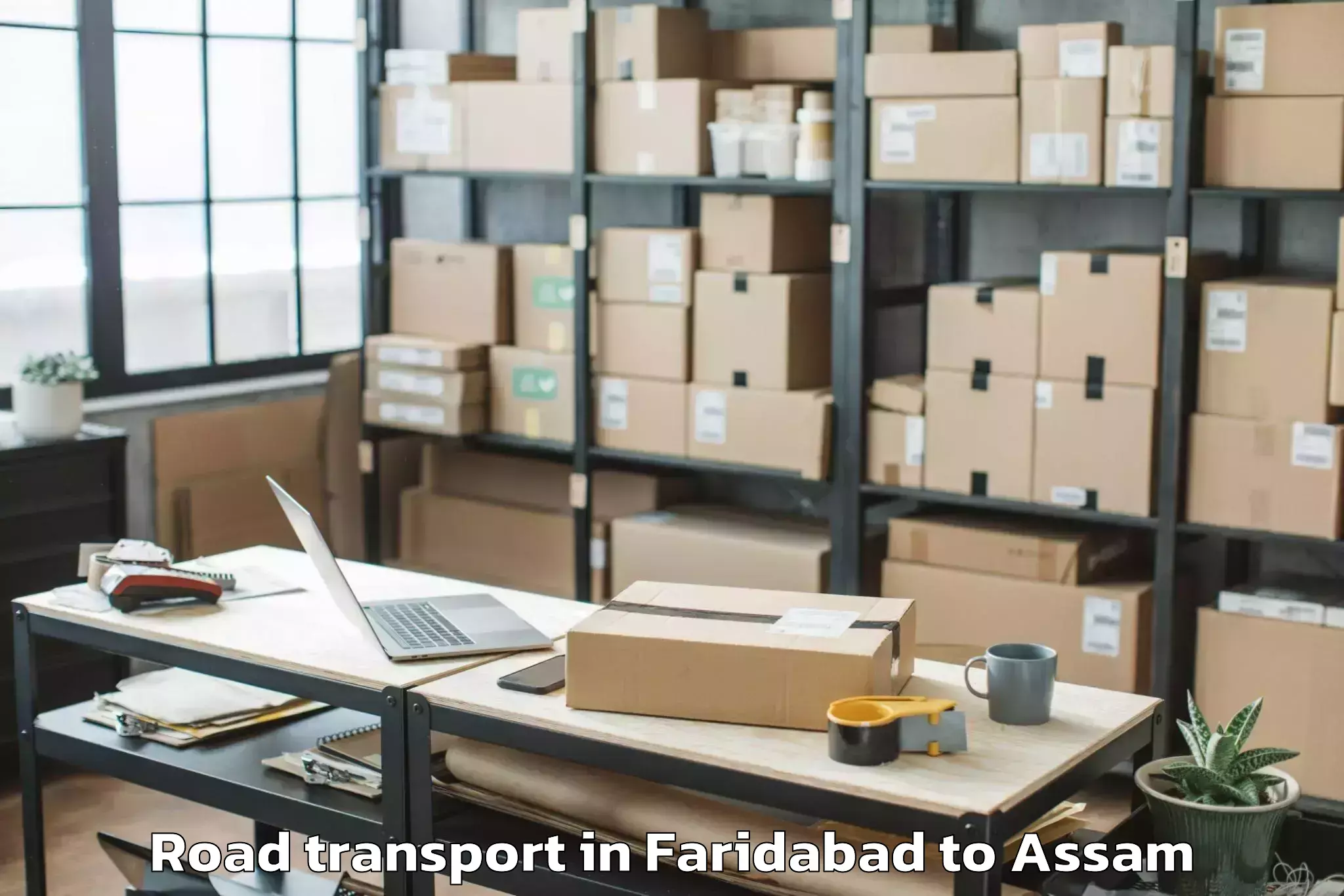 Reliable Faridabad to Dhakuakhana Pt Road Transport